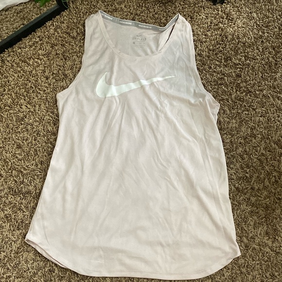 Pink Nike Racerback Running Tank Top - Picture 1 of 3